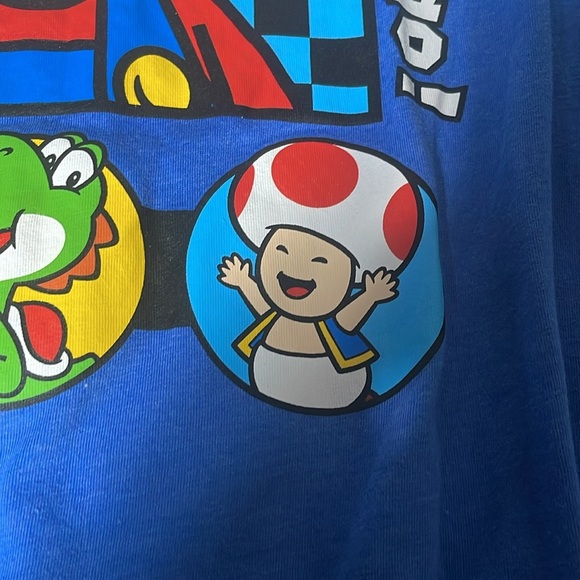 Nintendo Super Mario Blue T-Shirt authentic and hard to find - Picture 15 of 15